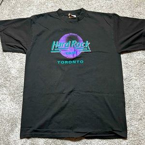 Hard Rock Cafe Vintage T-Shirt toronto Canada Mens Size XL 1989 New